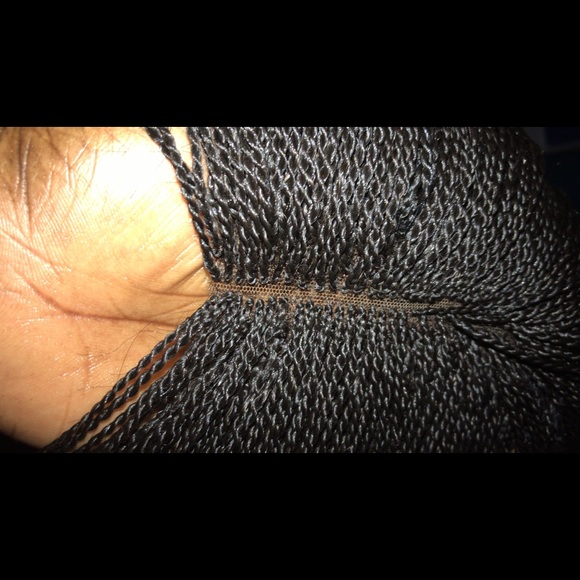 Beautiful black micro braided wig. - Picture 6 of 7
